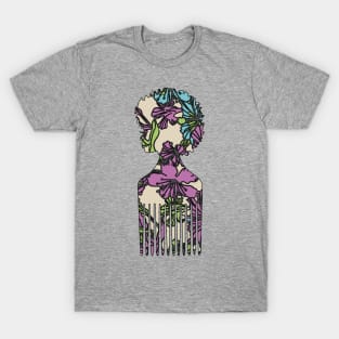 Floral Afro Pick T-Shirt